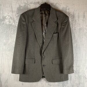 VTG Roberto Vasalli Men's Blazer 40R Camel Hair Blend Brown Made‎ in Yugoslavia